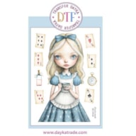 TRANSFER DTF-134P 14.28X19CM ALICE PAIS DAS MARAVILHAS