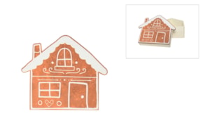 SET 2 CASAS 12.5X11X0.3CM MDF BRANCO