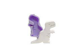 MOLDE SILICONE DINOSSAURO 9x9x2CM MLD334
