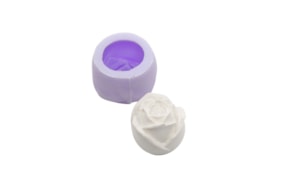 MOLDE SILICONE ROSA D.3.5X3CM  MLD342