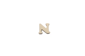 SET 12 LETRAS  N 1.7x1.5x0.4CM CHOUPO