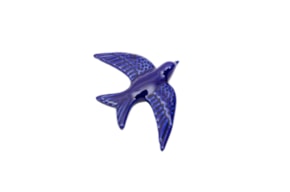 ANDORINHA 15.5X11X3.5CM AZUL COBALTO