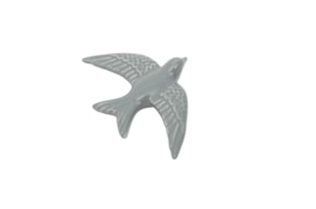 ANDORINHA 15.5X11X3.5CM CINZA